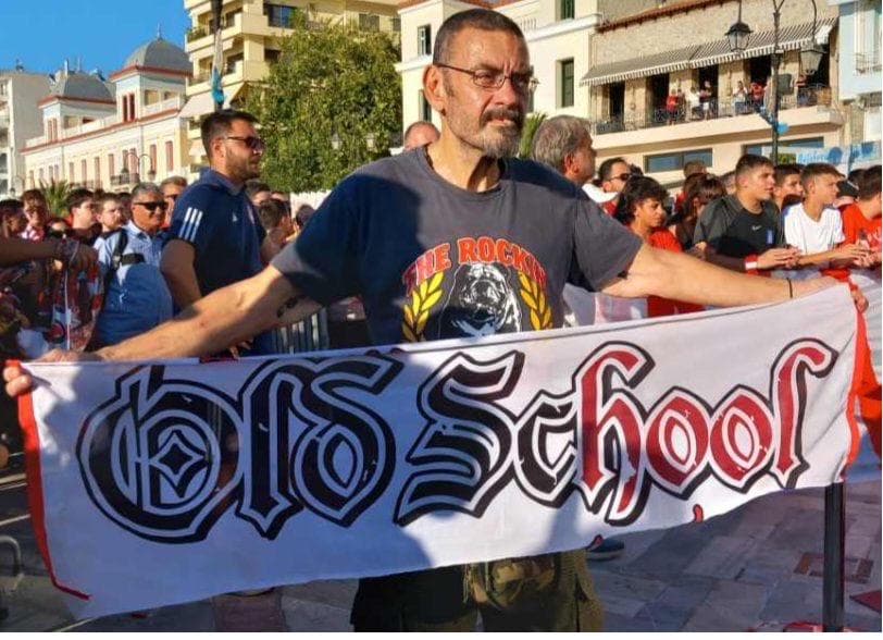 Submarine banner held up in the crowd